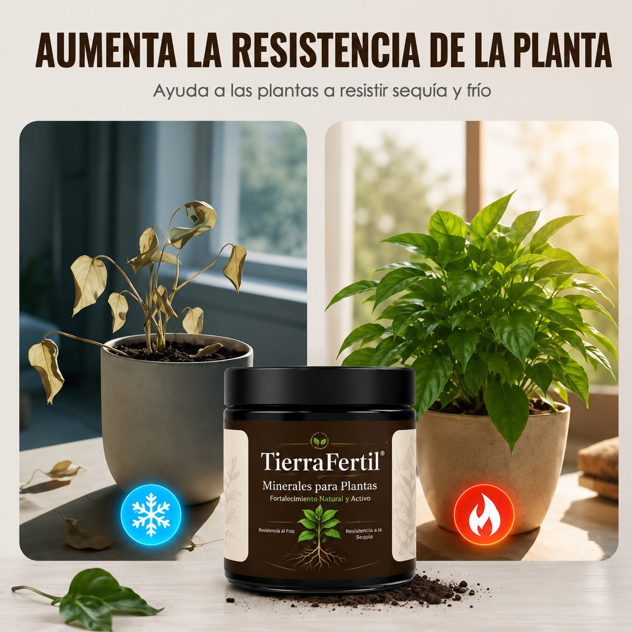 TierraFertil | Minerales para plantas, activador universal de raíces