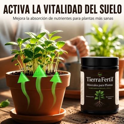 TierraFertil | Minerales para plantas, activador universal de raíces