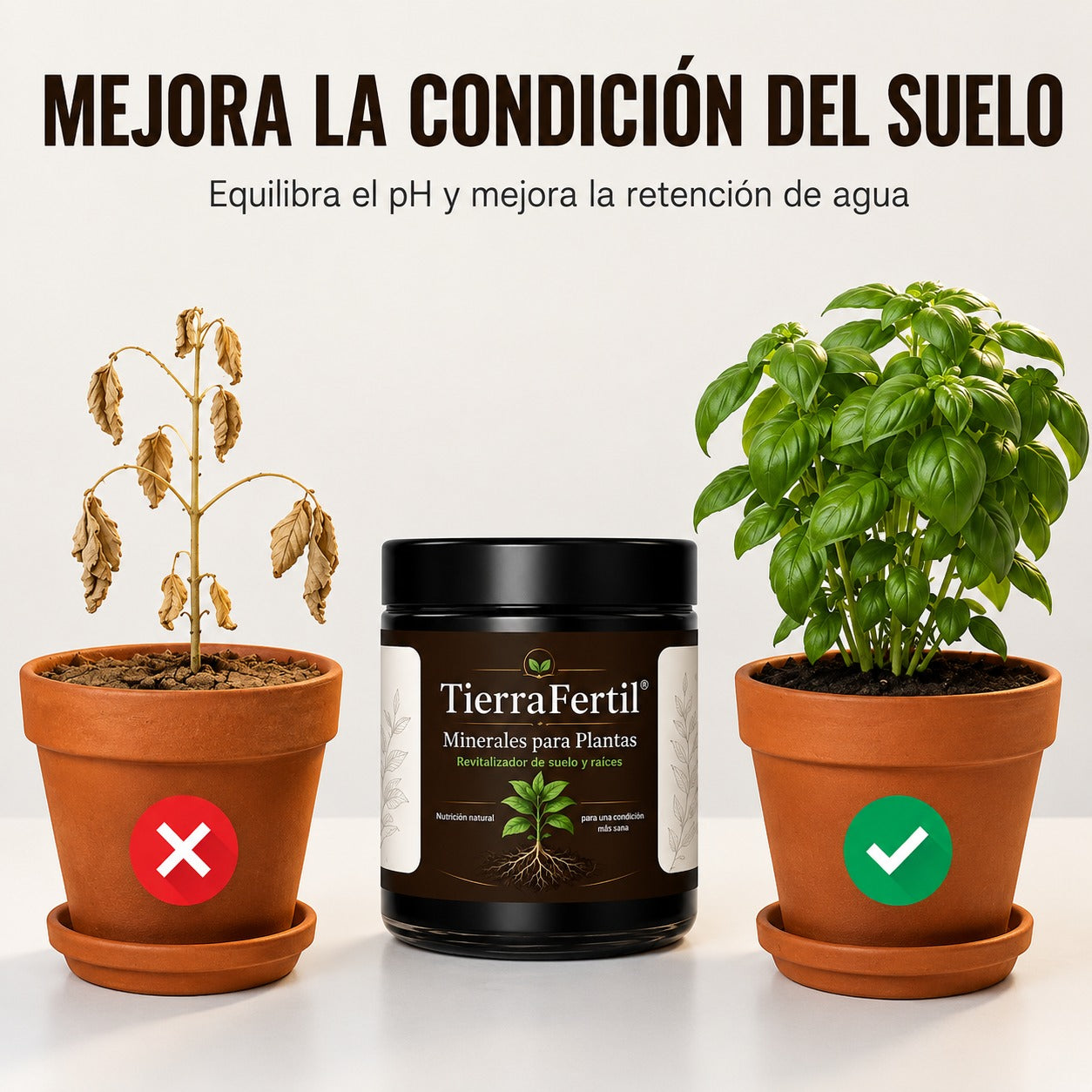 TierraFertil | Minerales para plantas, activador universal de raíces