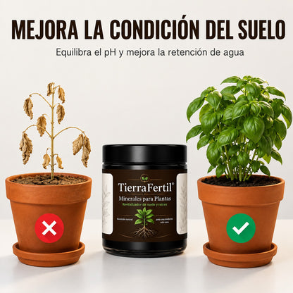TierraFertil | Minerales para plantas, activador universal de raíces